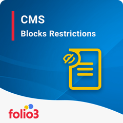 CMS Block Restriction